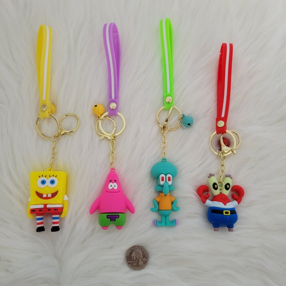Spongebob Squarepants Character Keychain Set - Picture 3 of 7